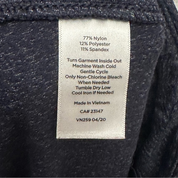 T by Talbots spandex leggings women’s size‎ medium petite navy blue - Picture 2 of 6